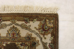 2'7" x 10'0" Silk Flower Hand Knotted Runner