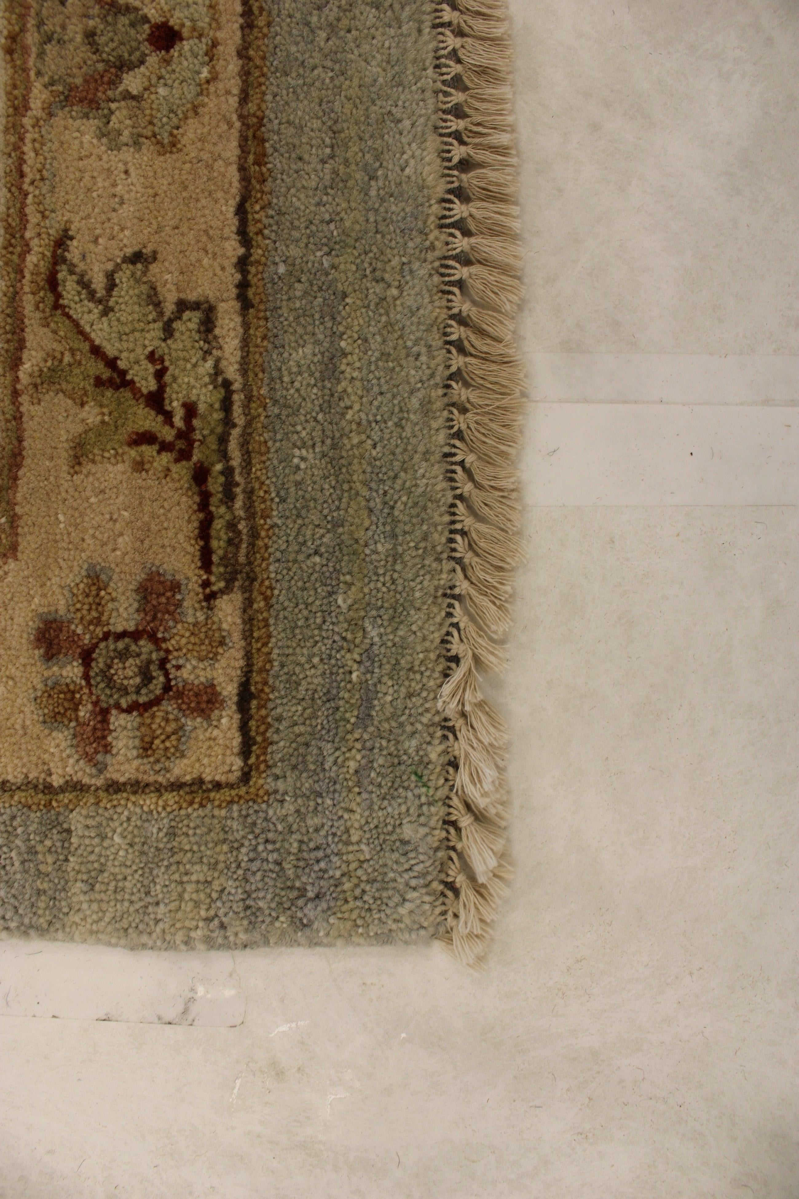 Oushak Rug, Area Rug, High Twist Rug, Indian Rugs, 10 x 14 Rug