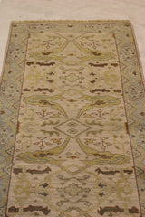 2'8" x 7'11" Oushak Hand Knotted Runner