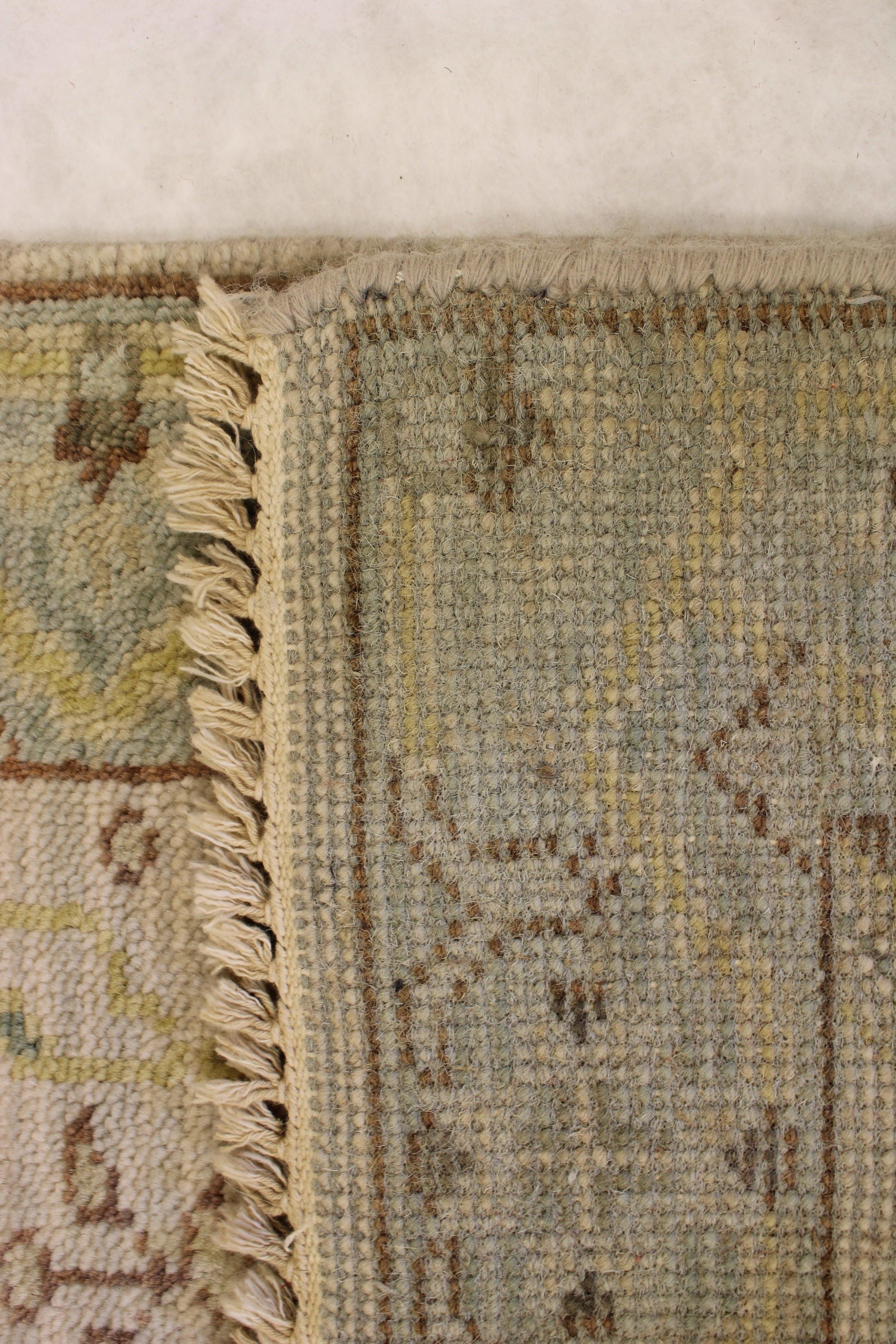 2'8" x 7'11" Oushak Hand Knotted Runner