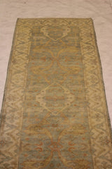Oushak, Hand Knotted, Natural Multi, Runner