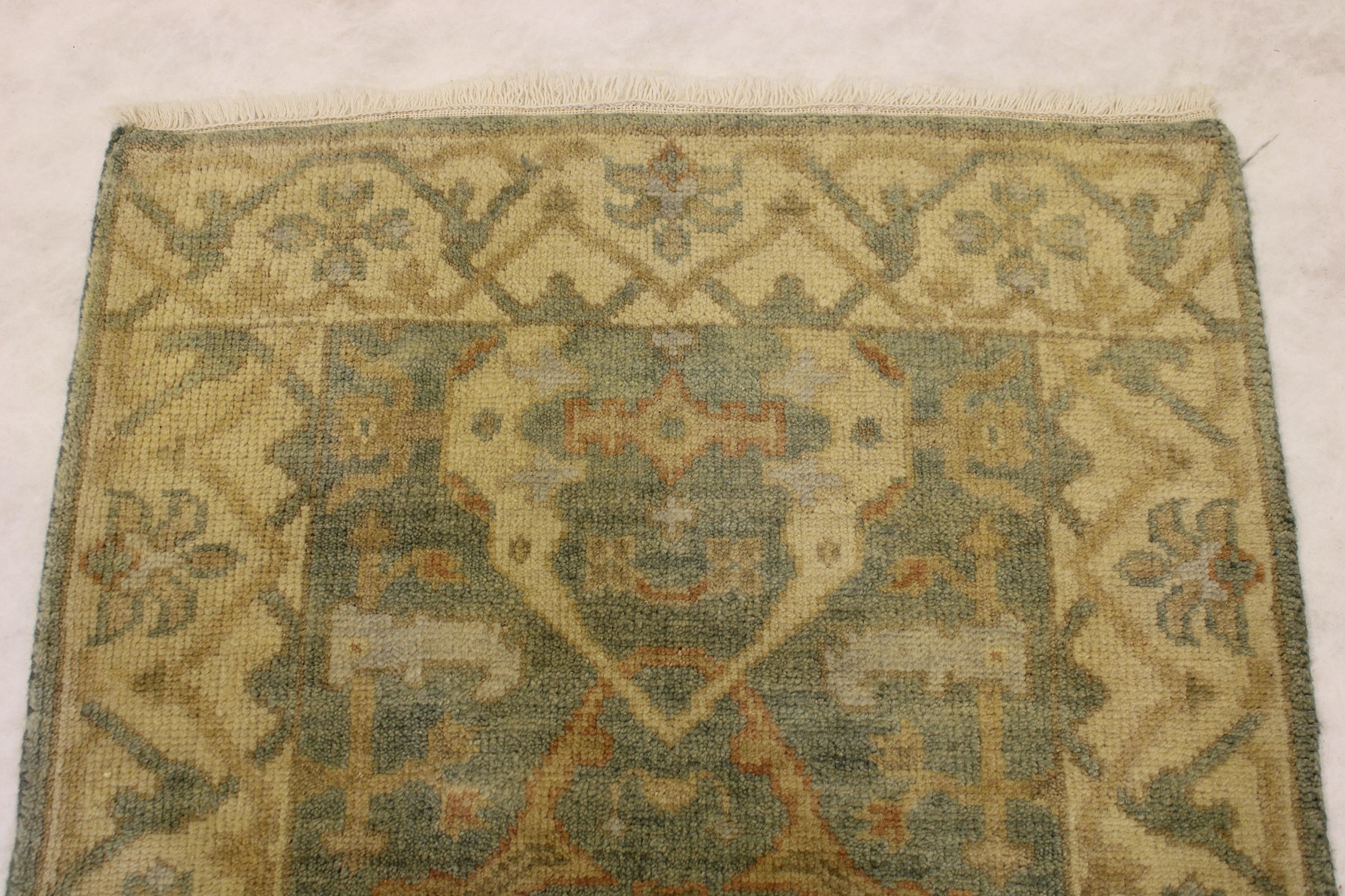 2'9" x 8'1" Oushak Hand Knotted Runner