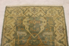2'9" x 8'1" Oushak Hand Knotted Runner