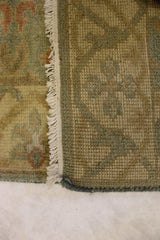 2'9" x 8'1" Oushak Hand Knotted Runner