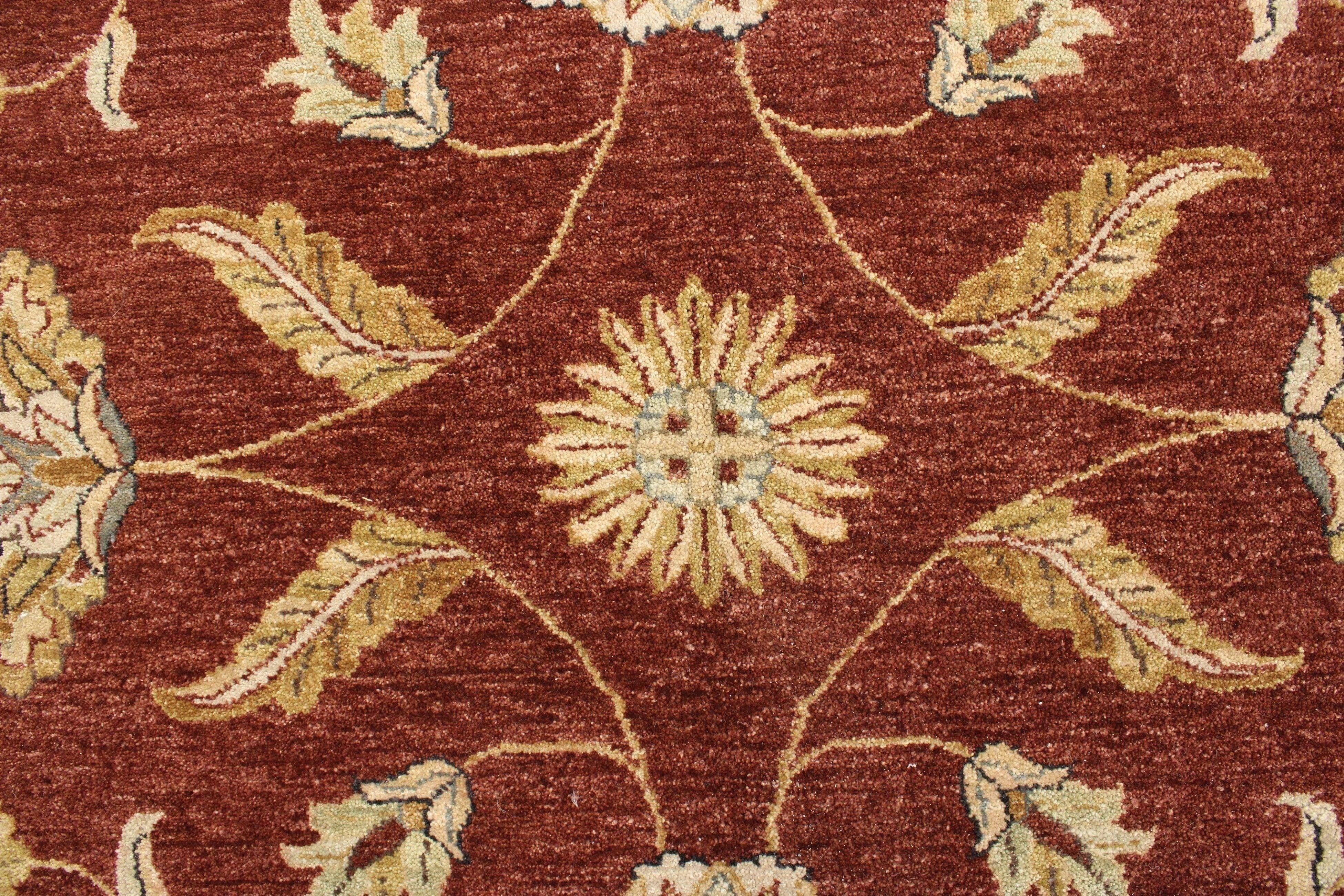 Hand Knotted Wool Rug, Oriental Area Rugs, Indian Rugs, Rug 10x14