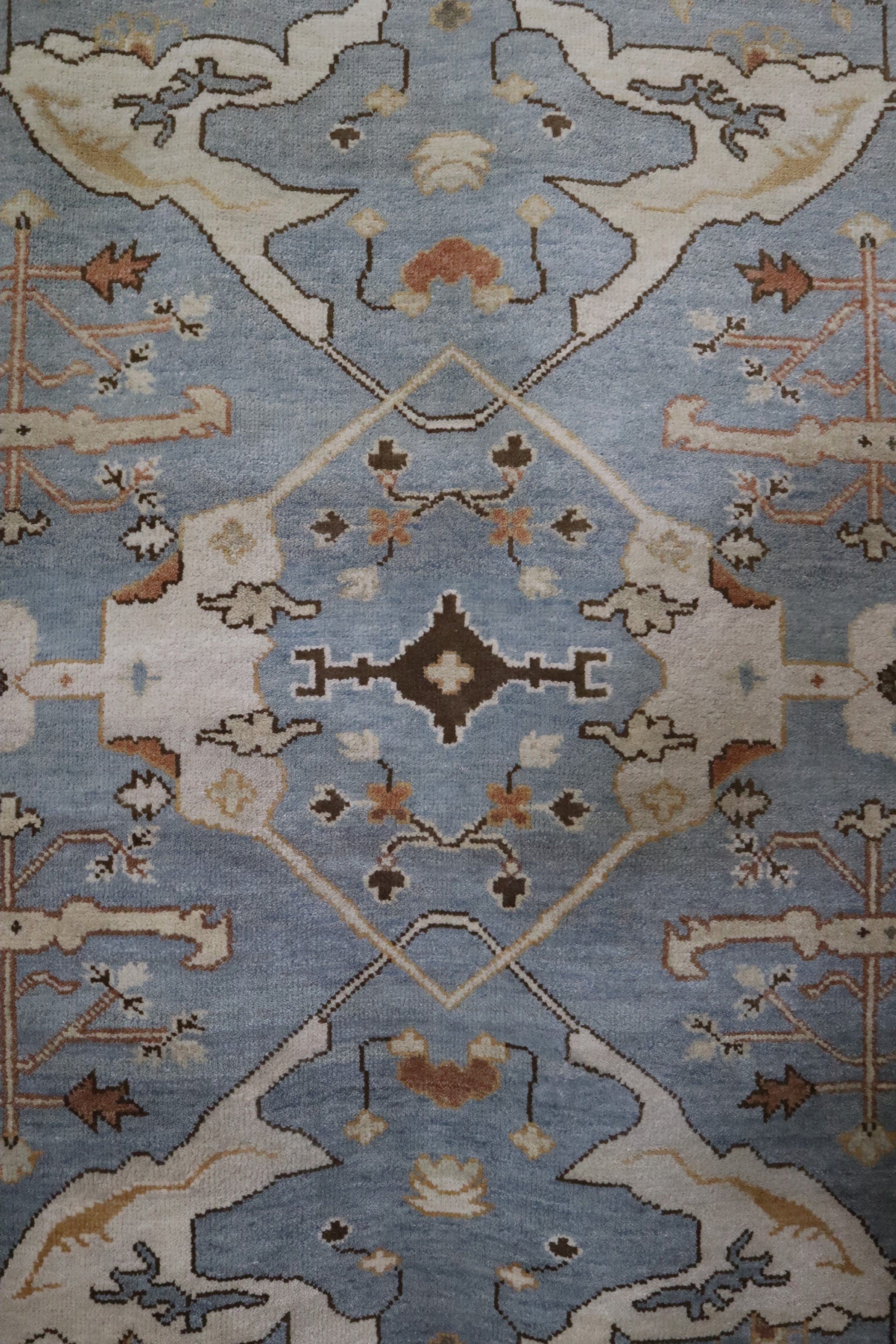 Oushak Rug, Wool Persian Rug, 6x9 Rug, Elegant Rug