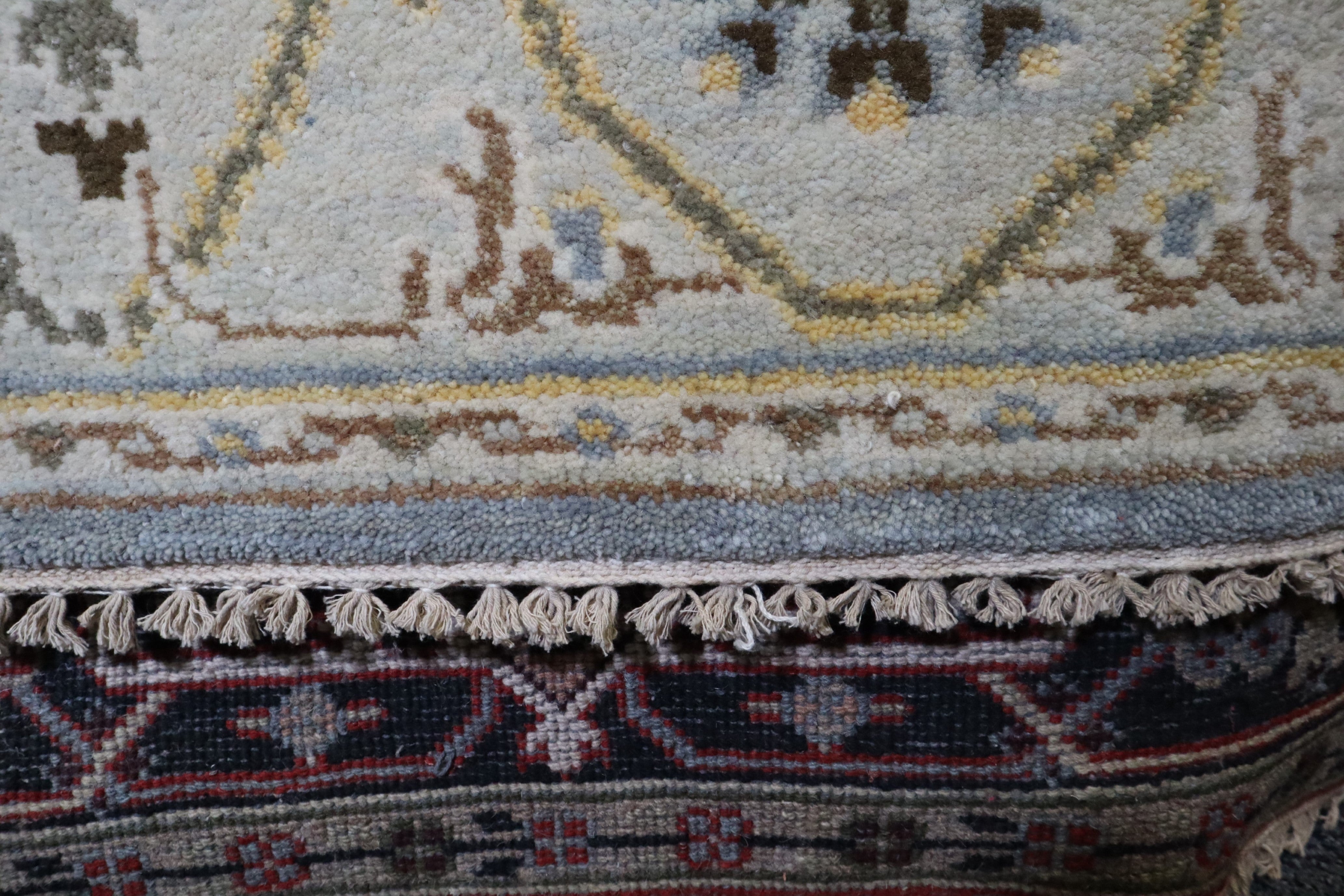 Oushak Rug, Wool Persian Rug, 6x9 Rug, Elegant Rug