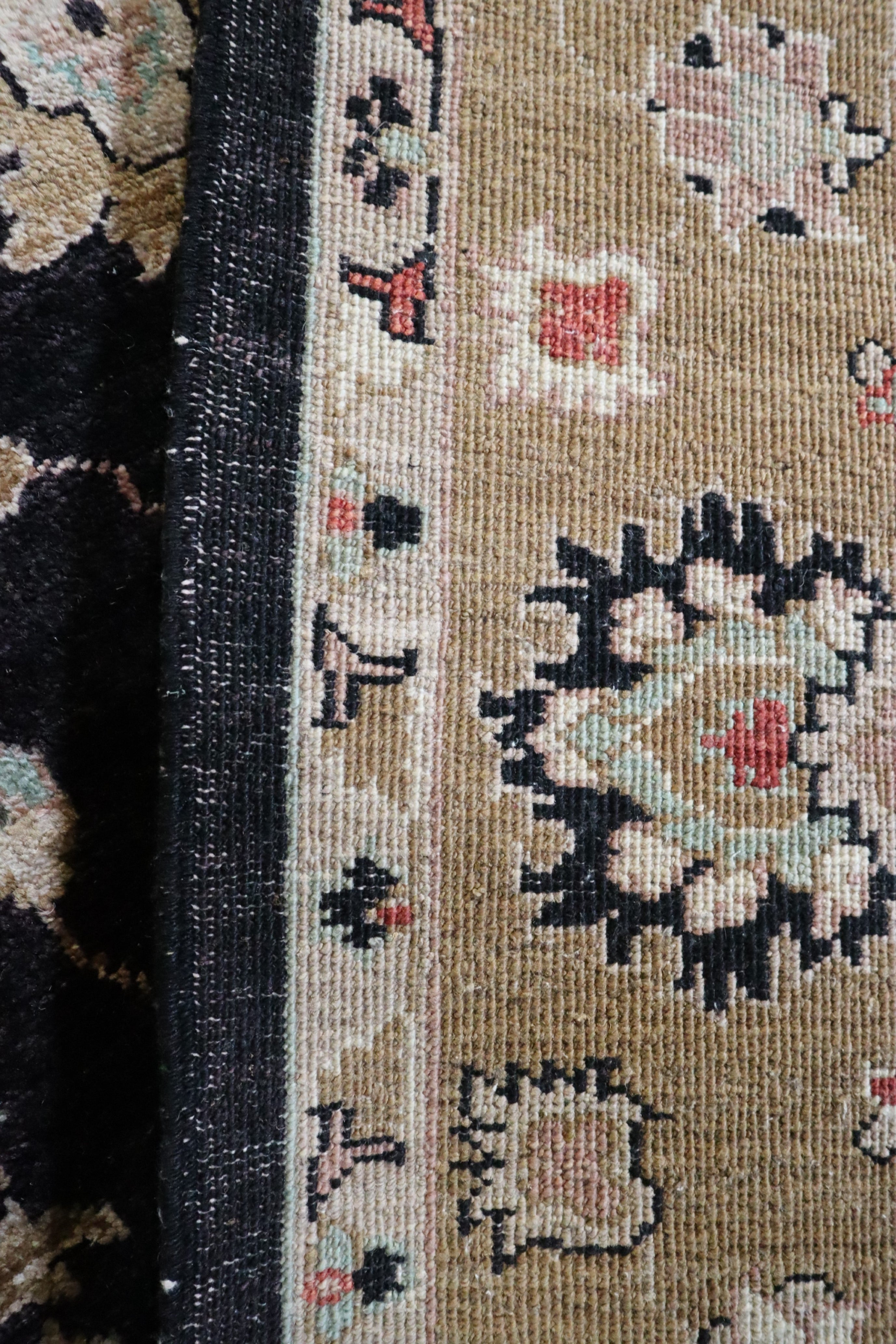 Hand Knotted Pakistani Rug, Oushak Design Rug, Area Rug