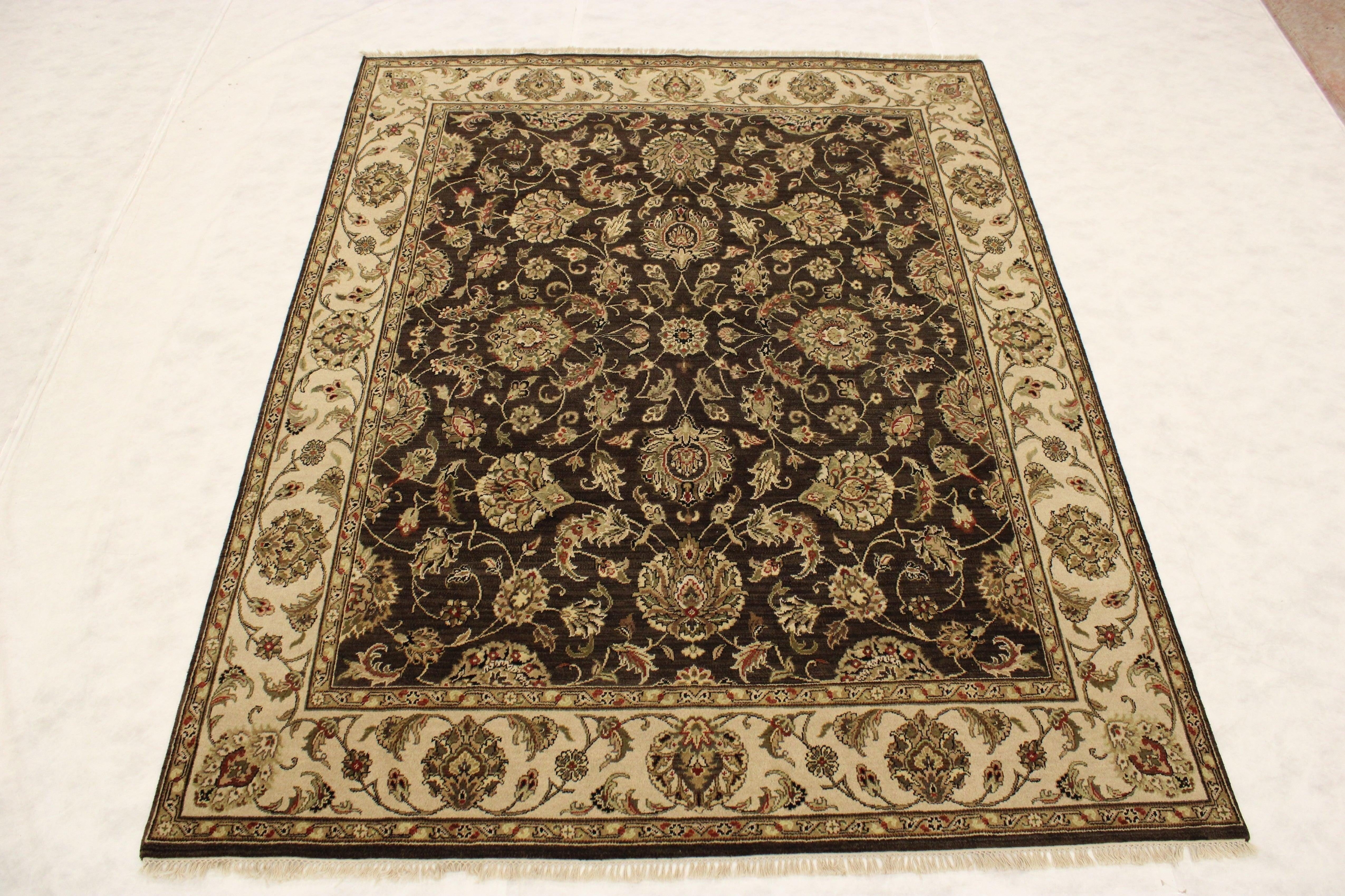 Jaipur Rug, Knotted Rugs, Oriental Rugs, Rug Under King Size Bed, 8x11 Rug