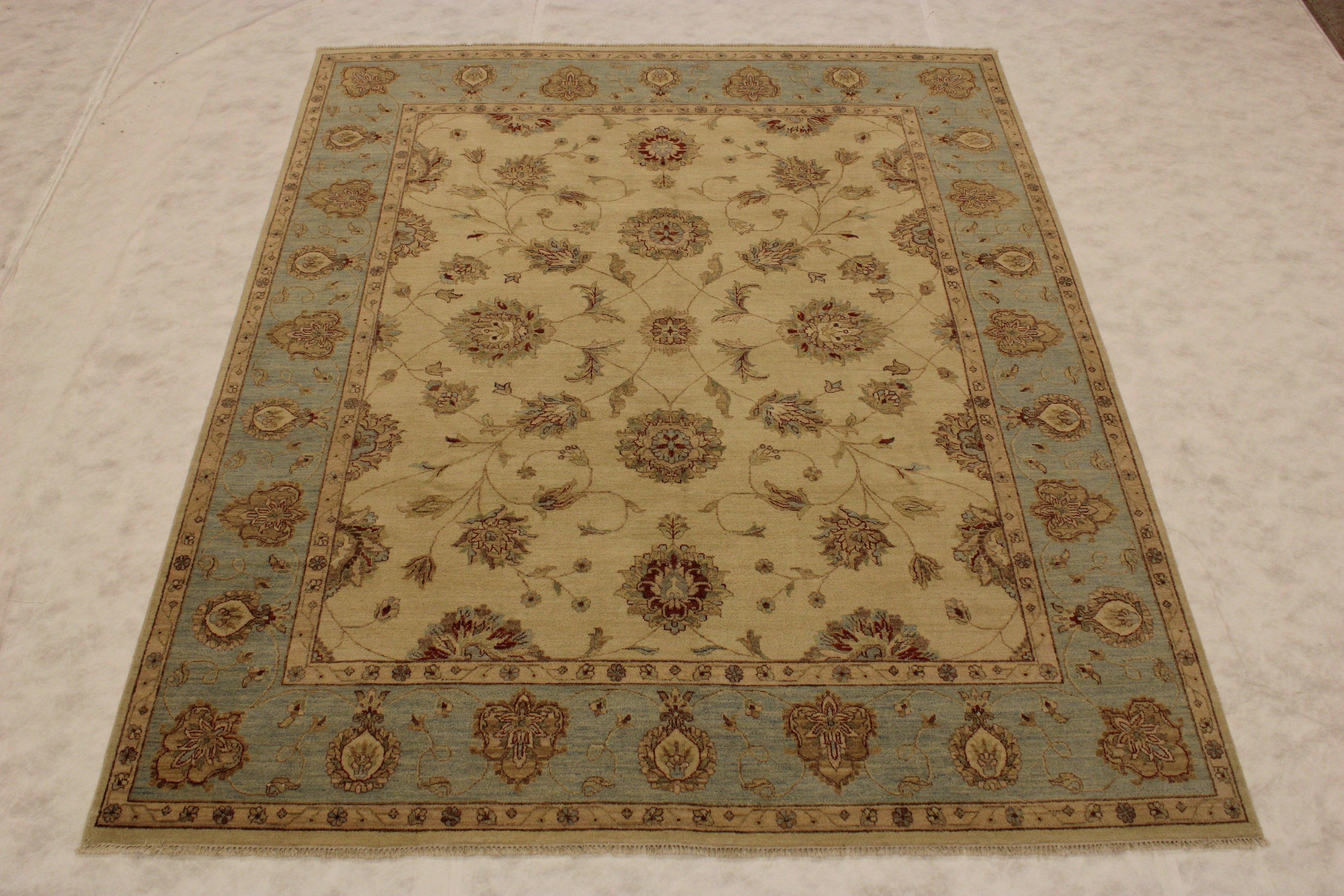 Multicolored Rugs, Oushak Rug, Knotted Rug, Area Rug Sizes, 8x11 Rug