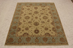 Multicolored Rugs, Oushak Rug, Knotted Rug, Area Rug Sizes, 8x11 Rug