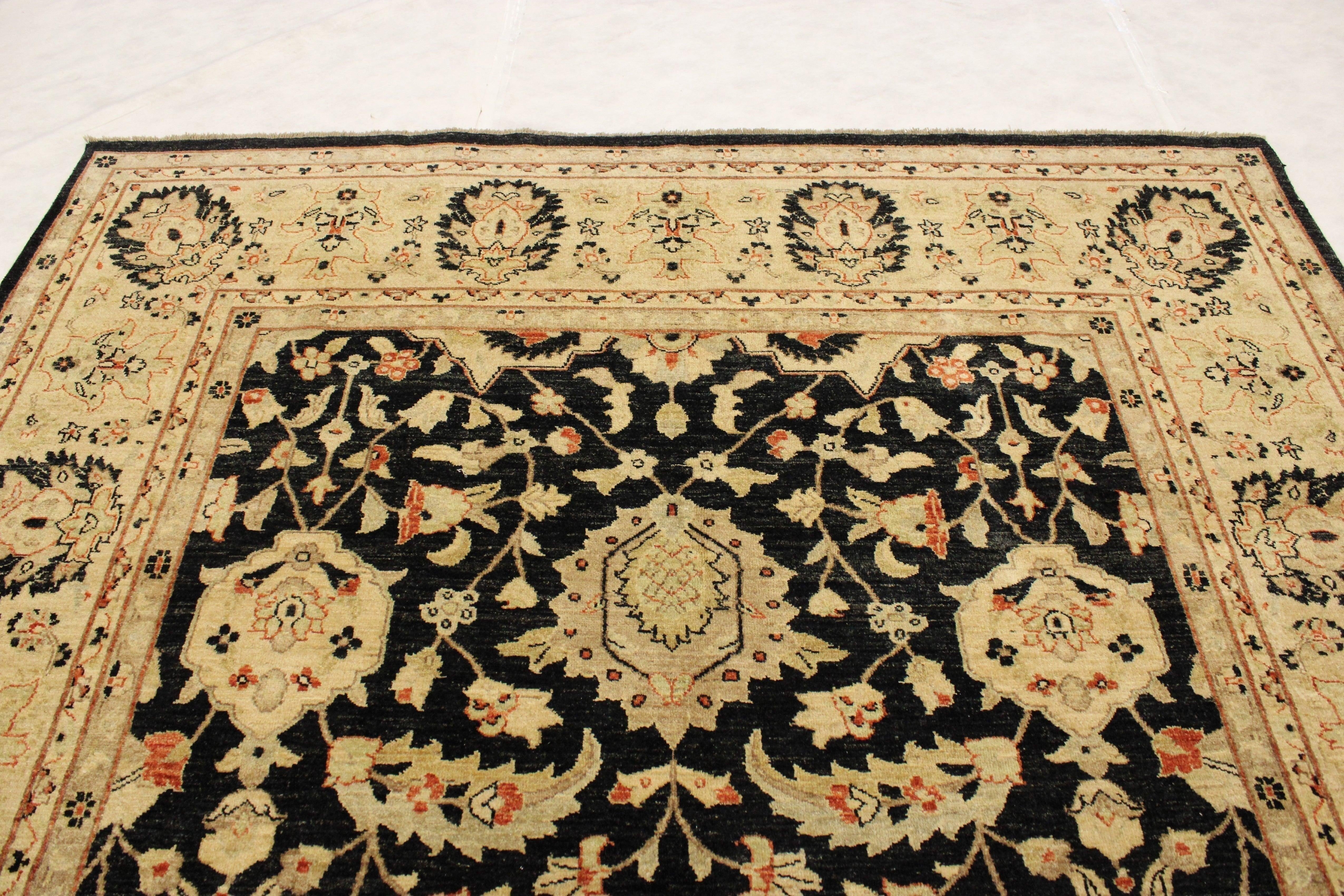 Black Rug, Afghan Rug, Oushak Rug, What Size Rug For Living Room, 8x11 Rug