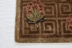 Handmade Wool Rug, Montmarte Design Rug, 5x8 Rug