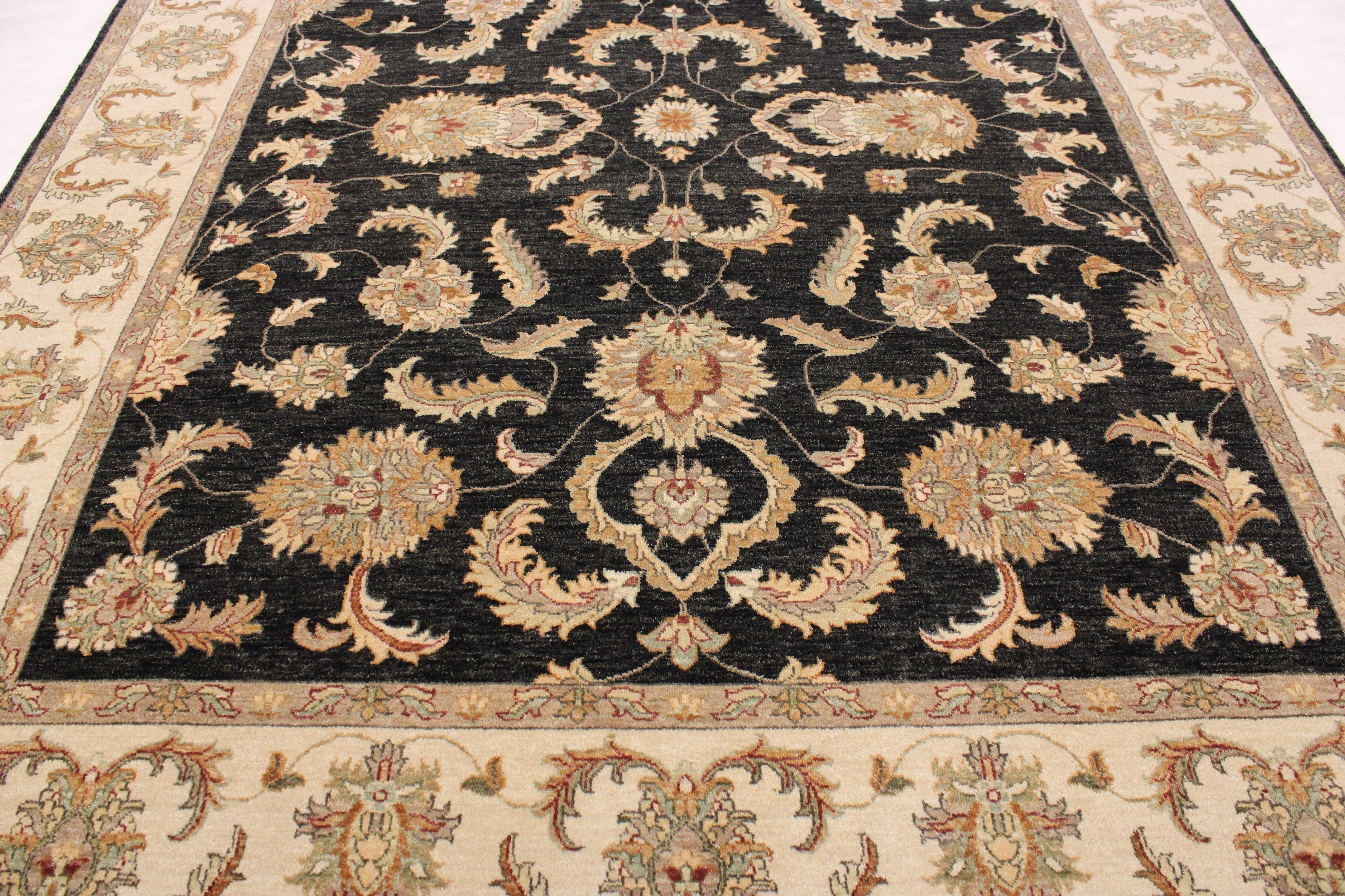 Oriental Rug, Hand Knotted Wool Rug, Indian Rugs, Area Rug Sizes, 8x10 Rugs