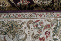 Floral Rug, Knotted Rug, Wool Rug, 6x9 Area Rug, Rug Decor