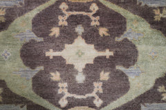 Antique Oushak Rug, Brown Rug, Traditional Rug