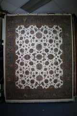 Silk Flower Rug, Persian Design Rug, Hand Knotted Rug