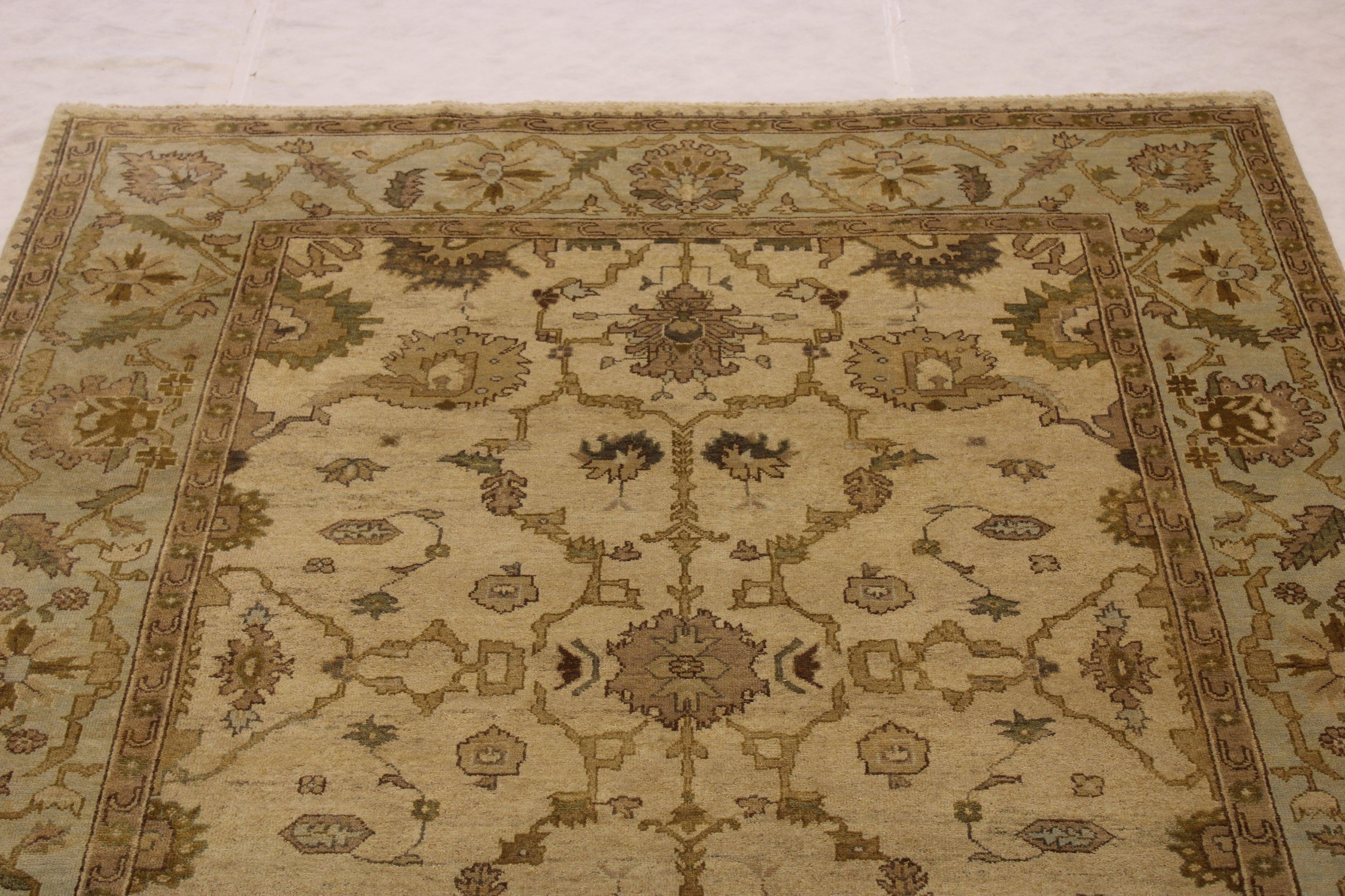 geometric rugs, oushak, hand knotted rugs, bright colored rugs, area rugs near me