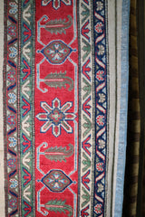 Kazak Rug, Afghani Rug, Traditional Rug, Colorful Rug