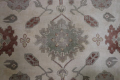 Oushak Rug, Persian Hand Knotted Rug, 8x10 Area Rug