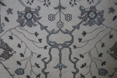 Indian Oushak Rug, Hand Knotted Persian Rug