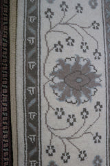 Indian Oushak Rug, Hand Knotted Persian Rug