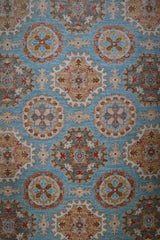 Oushak Rug, Afghan Turkman Rug, Traditional Wool Rug