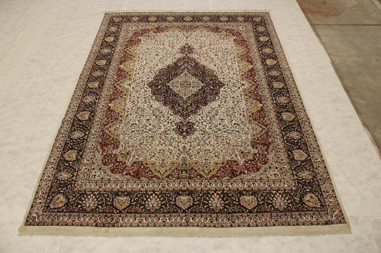 Wool Oriental Rugs, Jammu Rug, Hand Knotted, 9x12 Area Rugs, Home Decor