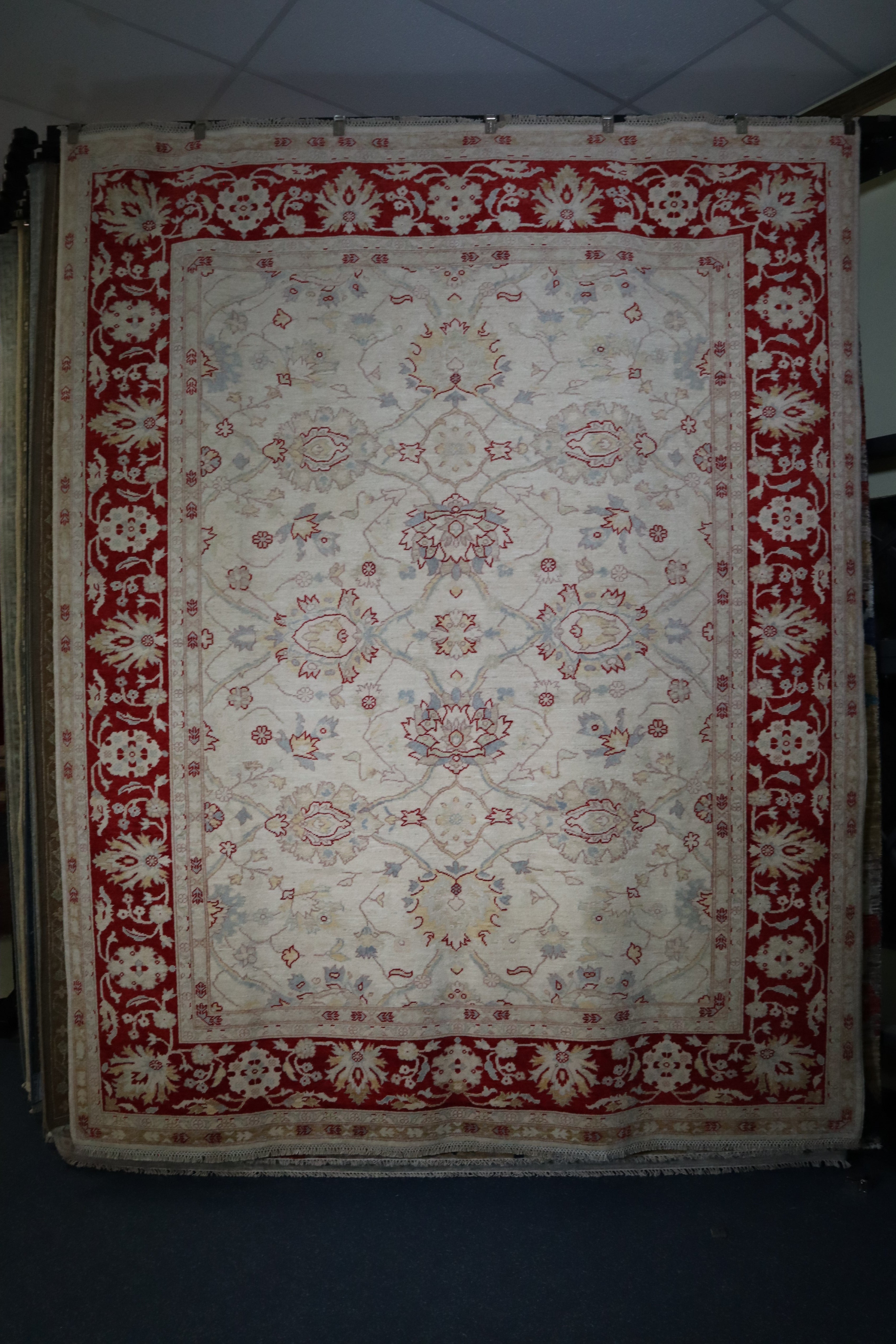 Peshawar Rug, Oriental Area Rug, Colorful Rug, 8x10 Rug