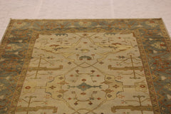Wool Oriental Rugs, Beige Rugs, Oushak Rug, Area Rugs Near Me, Rugs 9x12