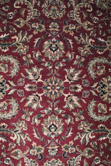 Floral Style Rug, Geometric Rug, Hand Knotted Wool Rug