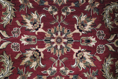 Floral Style Rug, Geometric Rug, Hand Knotted Wool Rug