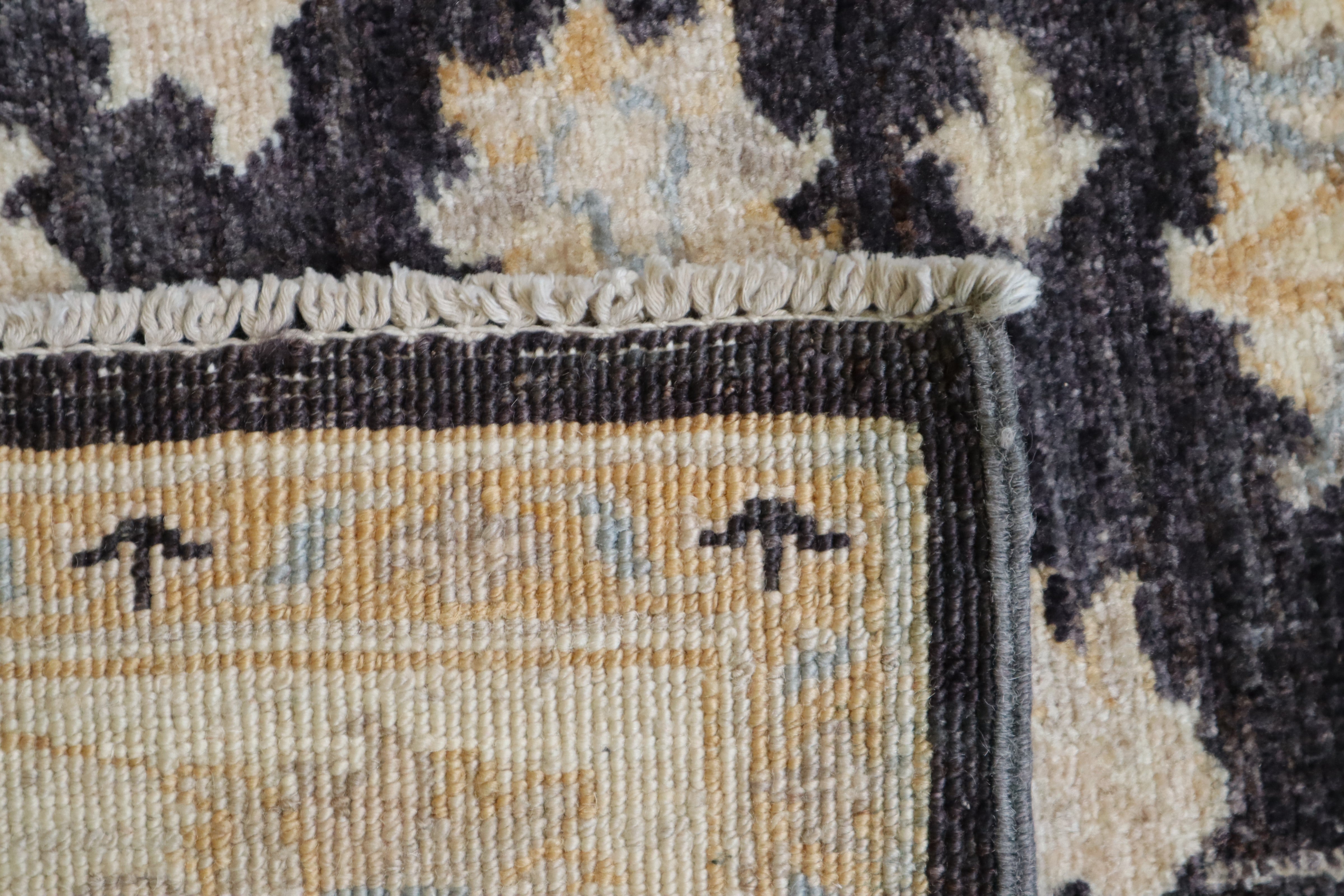 Oushak Rug, Turkoman Rug, Hand Knotted Afghan Rug