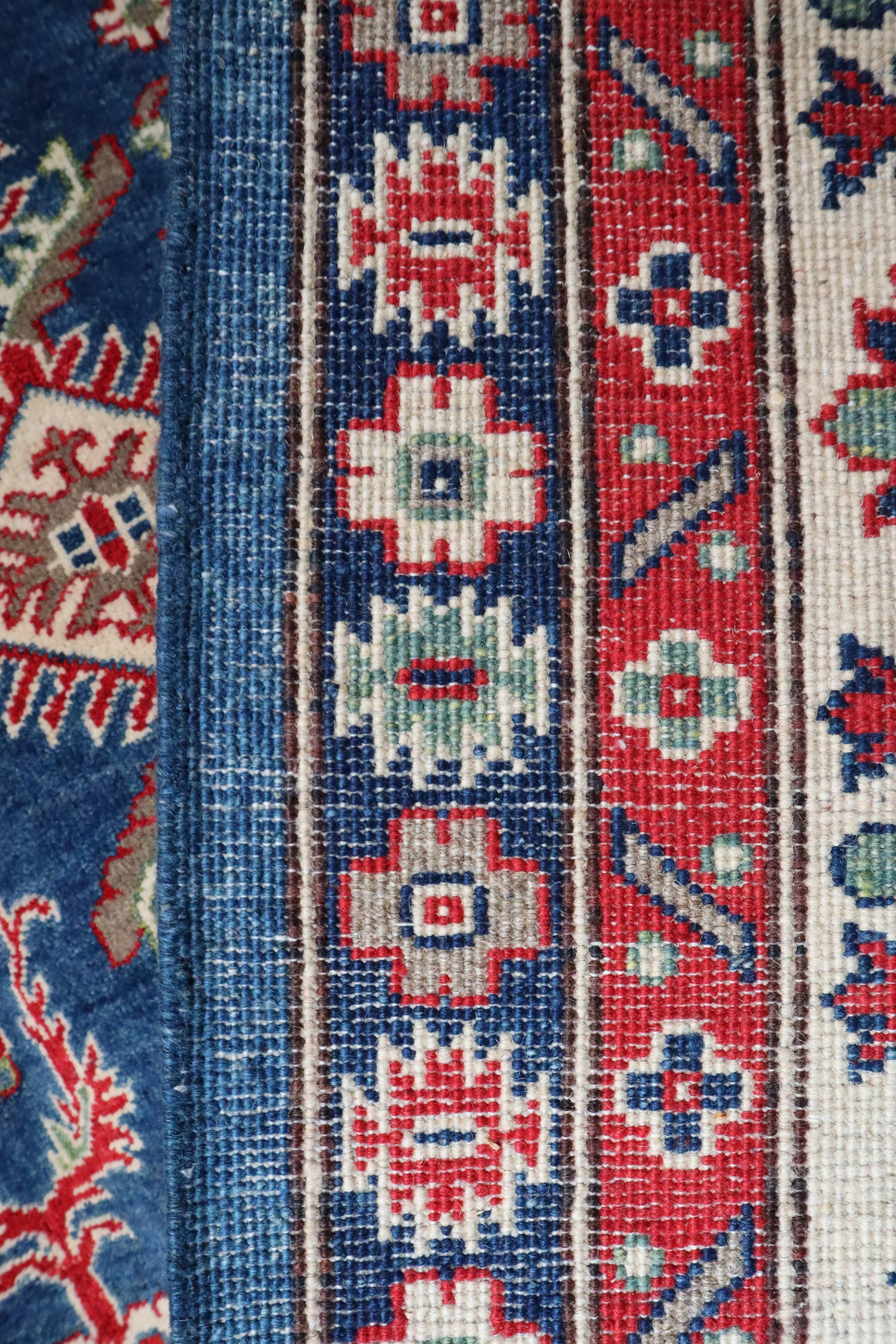 Kazak Rug, Colorful Rug, Tribal Rug, Afghan Hand Knotted Rug