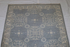 Khotan Rug, Oriental Rug, Hand Knotted Area Rug, 4x6 Rug