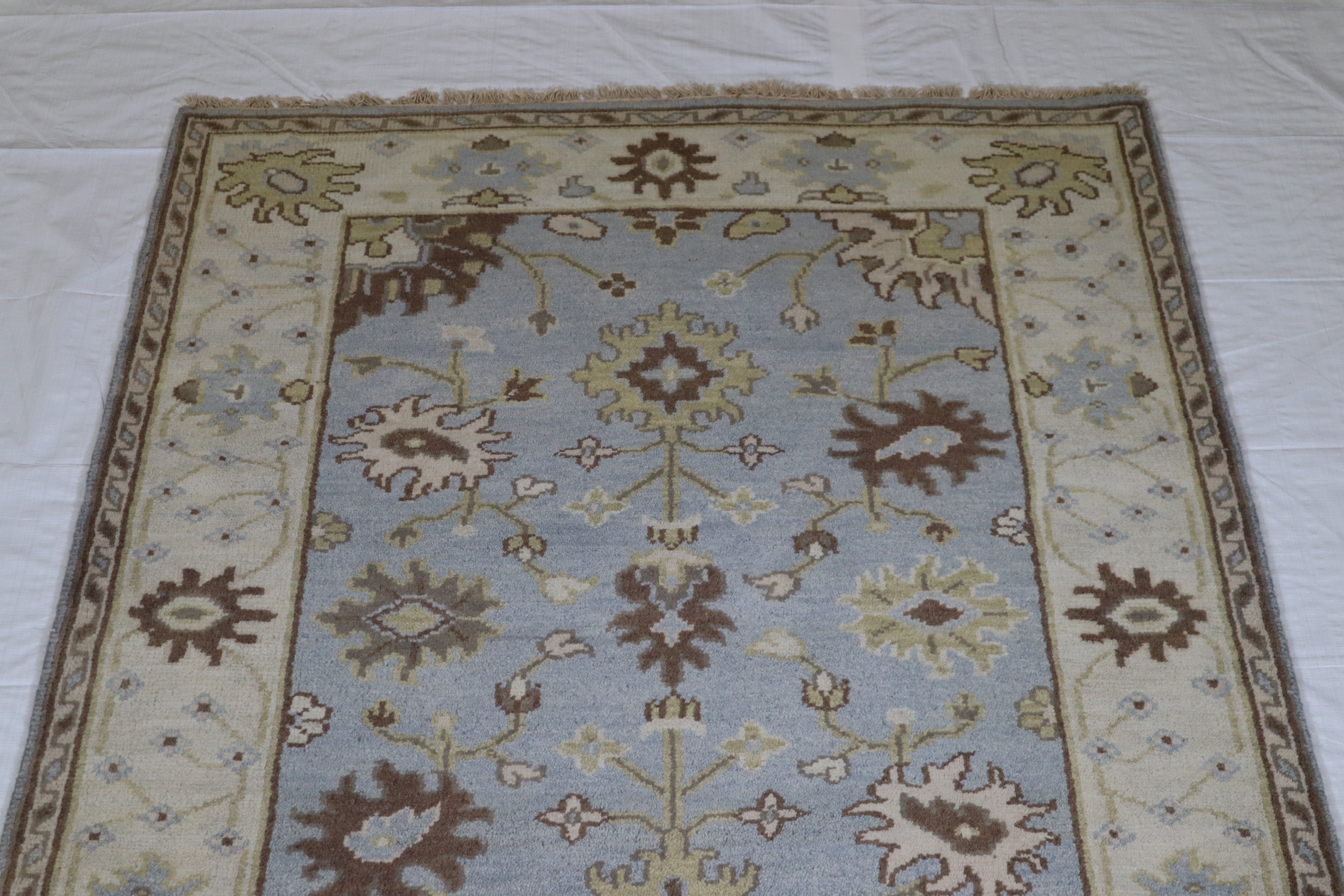 Oushak Rug, Wool Oriental Rug, Fine Quality Rug, Rug 4x6