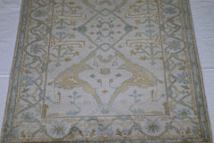 Hand Knotted Rug, Oushak Rug, Authentic Rug, Area Rug On Carpet
