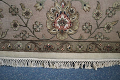 Persian Rug, Silk Flower Rug, Indian Rug, Dining Room Rug