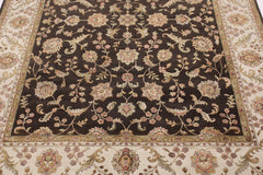 Silk Flower Rug, Oriental Style Rug, Knotted Rugs, Living Room Rugs