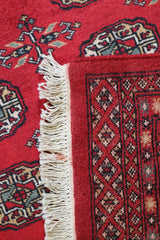 Bokhara Rug, Geometric Rug, Turkoman Design Rug, 4x6 Rug