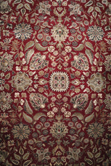 Indo Rug, Red Rug, Jaipur Rug, Traditional Wool Rug