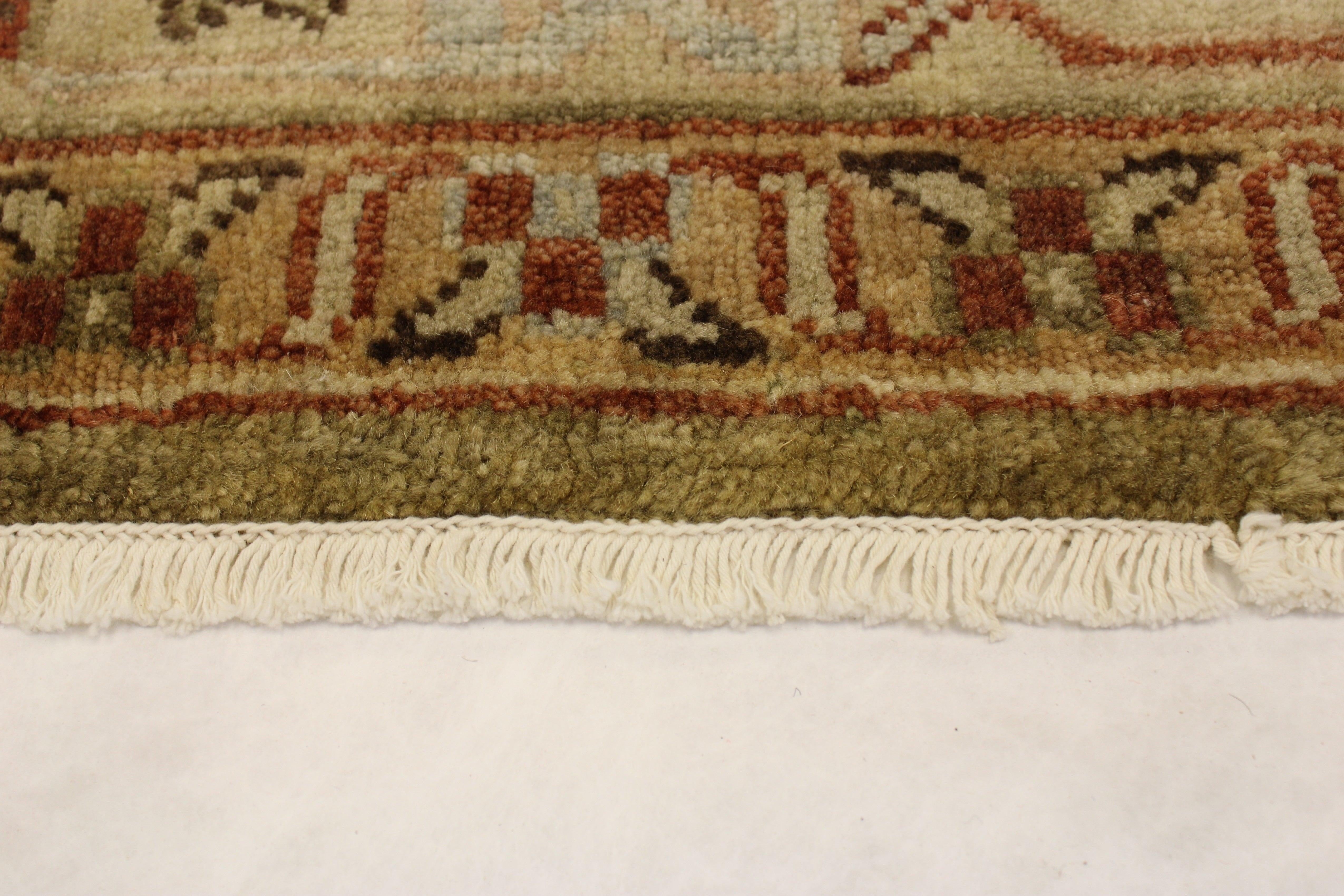 Authentic Rug, Green Rug, Oushak Rug, Wool Oriental Rugs, Discounted Rugs