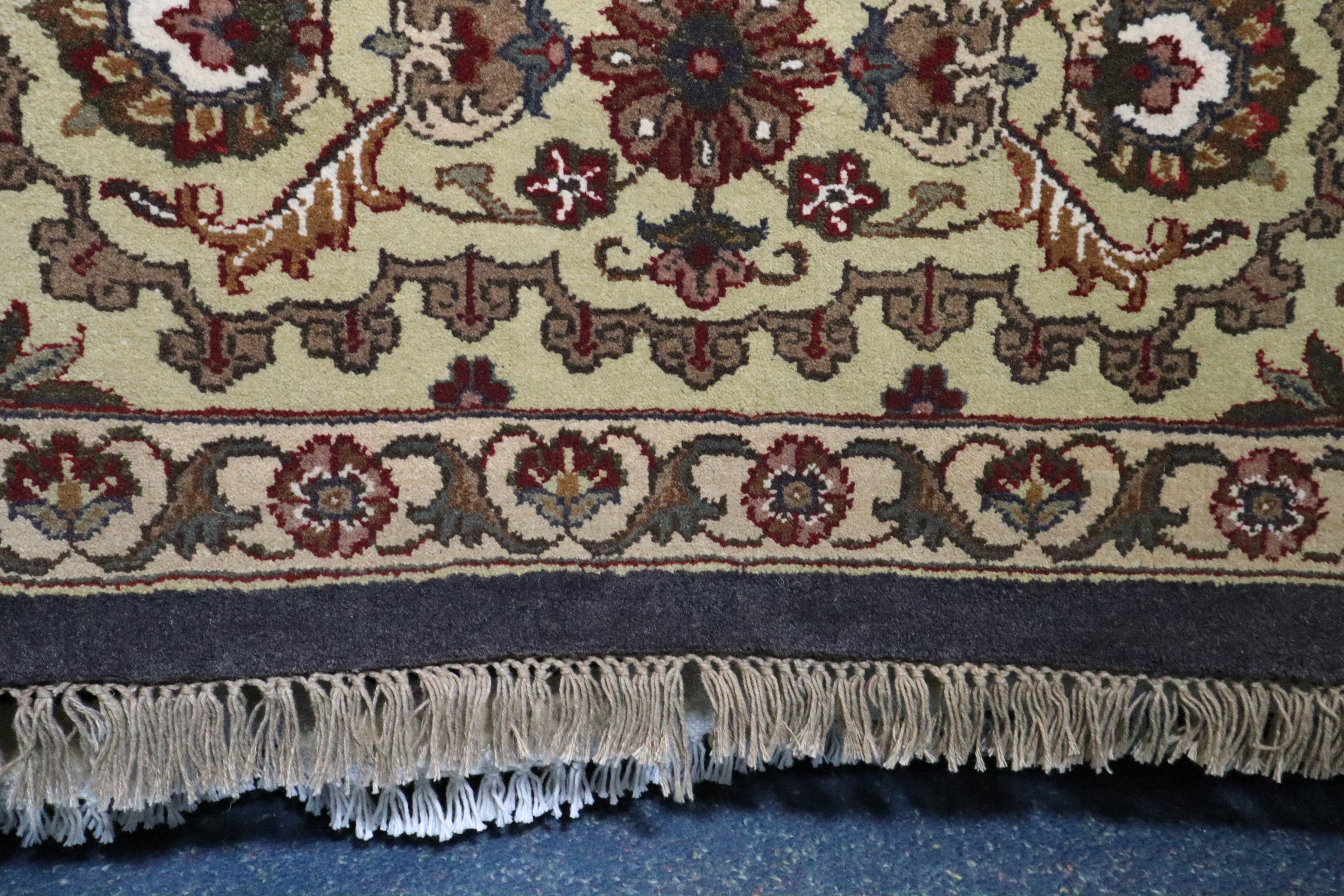 Colorful Area Rug, Oriental Rug, Indian Wool Rug, Rug Decor