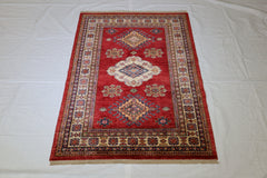 Caucasian Rug, Super Kazak Rug, Afghan Rug, Natural Dye Rug