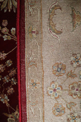 Silk Flower Rug, Hand Knotted Indian Rug