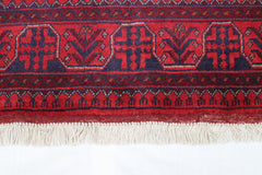 Mashadi Rug, Khal Mohammadi Rug, Tribal Rug, Red Oriental Rug