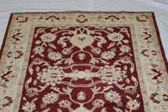 Oushak Rug, Hand Knotted Pakistani Rug, Traditional Rug