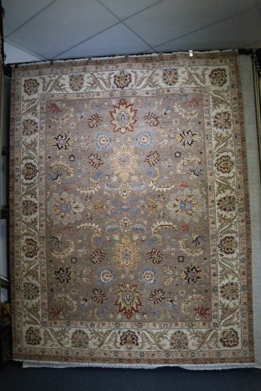 Indian Rug, Persian Design Rug, Vegetable Dye Rug, 8x10