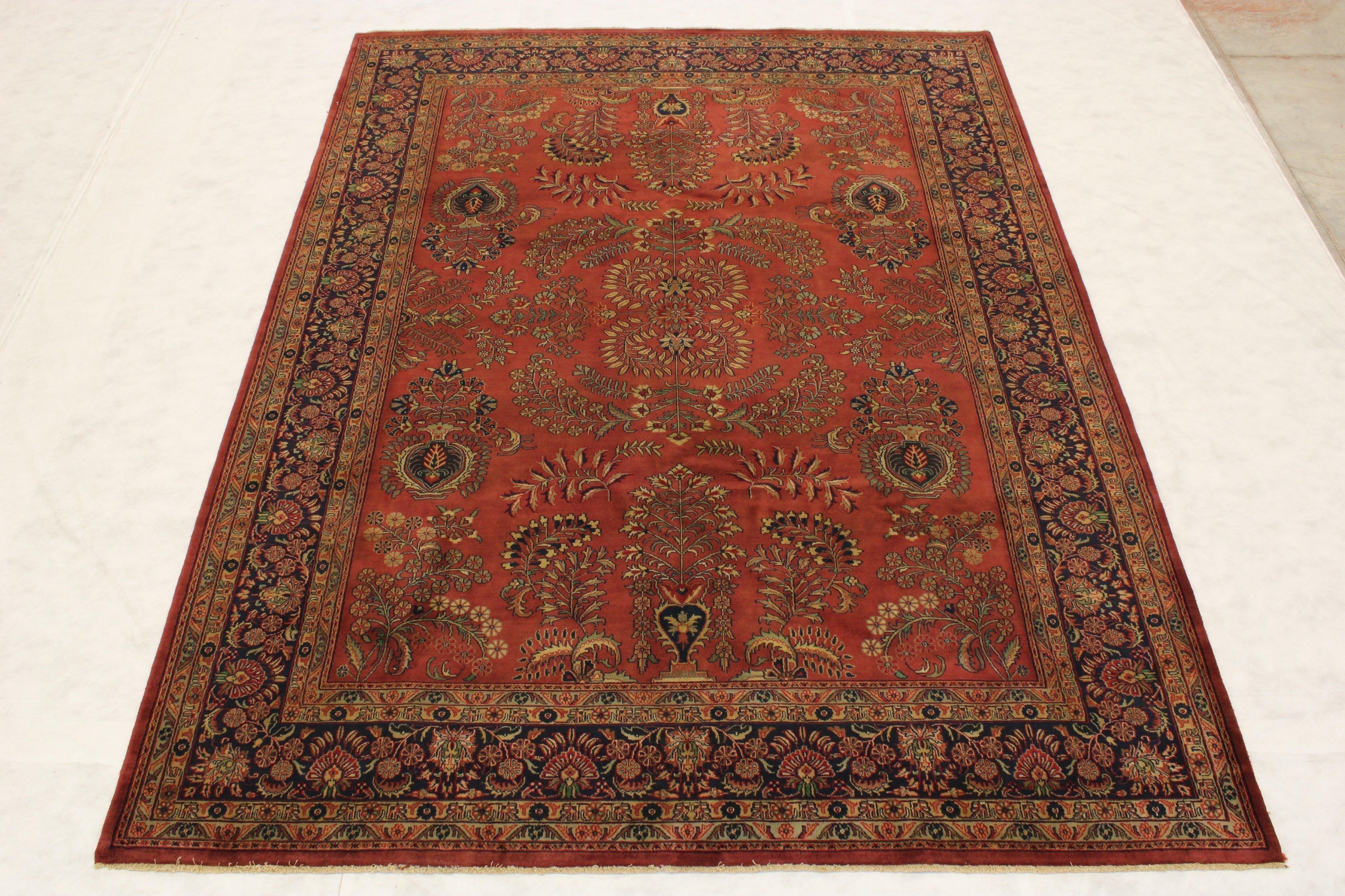 Sarouk Rug, Knotted Rugs, Area Rugs, Rug Sizes, Red Rug