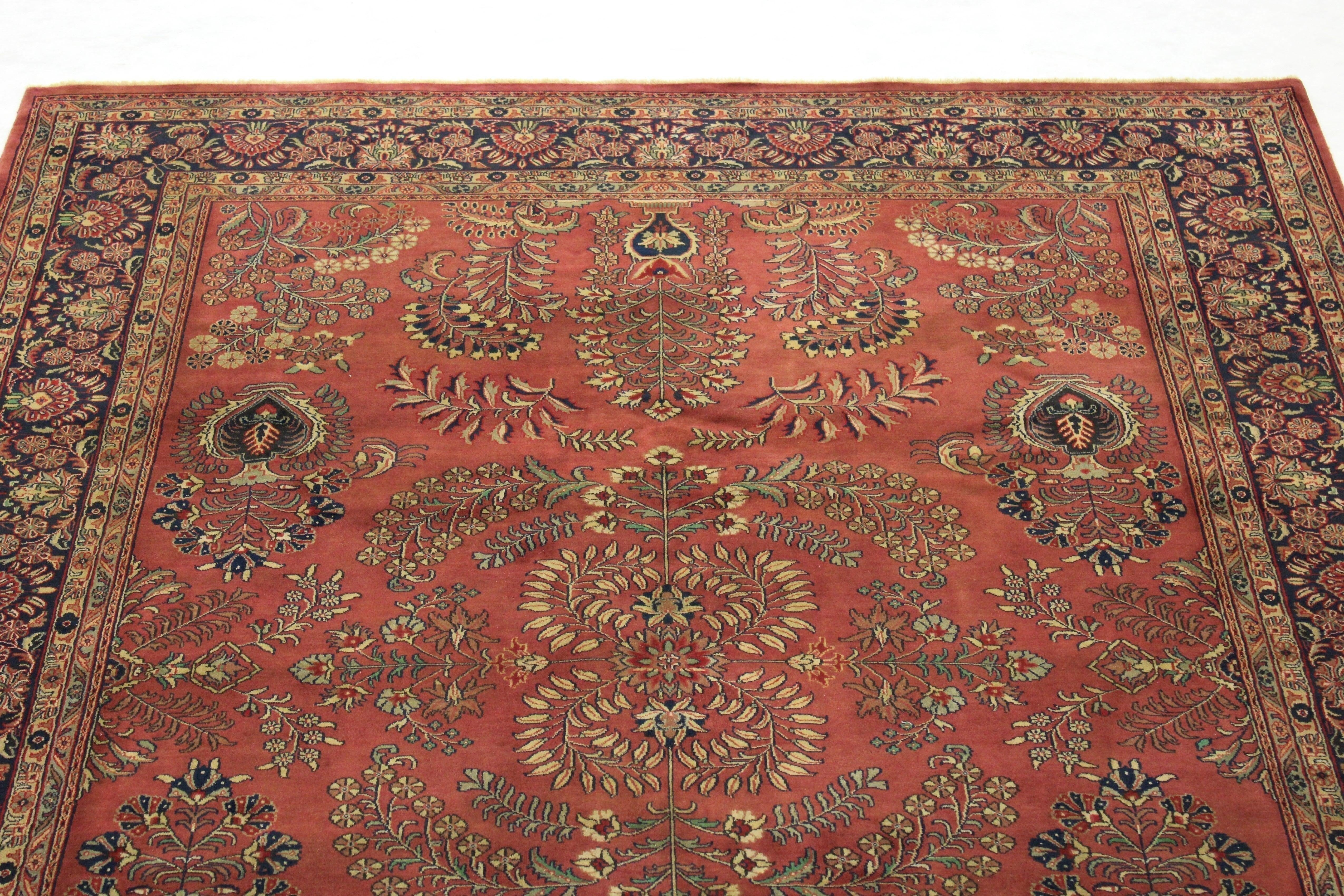 Sarouk Rug, Knotted Rugs, Area Rugs, Rug Sizes, Red Rug